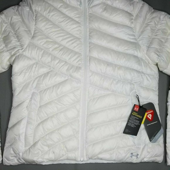 Under Armour Jacket Large Womens UA Uptown Puffer Full Zip Puffer Down Insulated - Picture 3 of 10